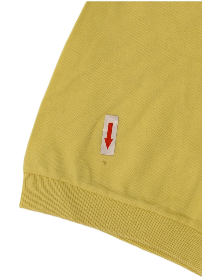 Męska koszulka polo Diadora, średnia żółta bawełna