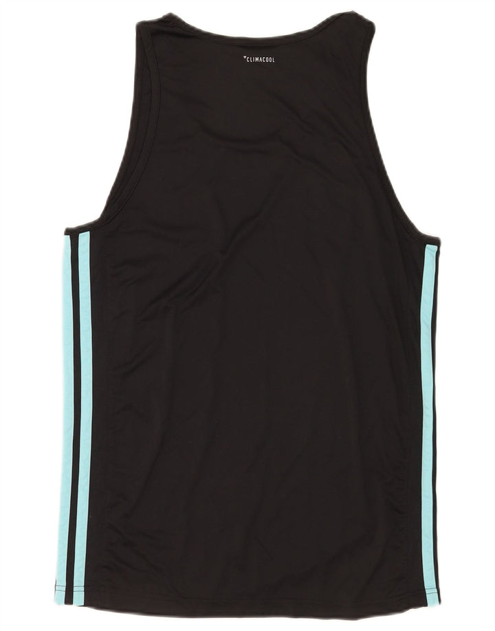 Adidas Męska kamizelka graficzna Top Medium Black Argyle/Diament Poliester