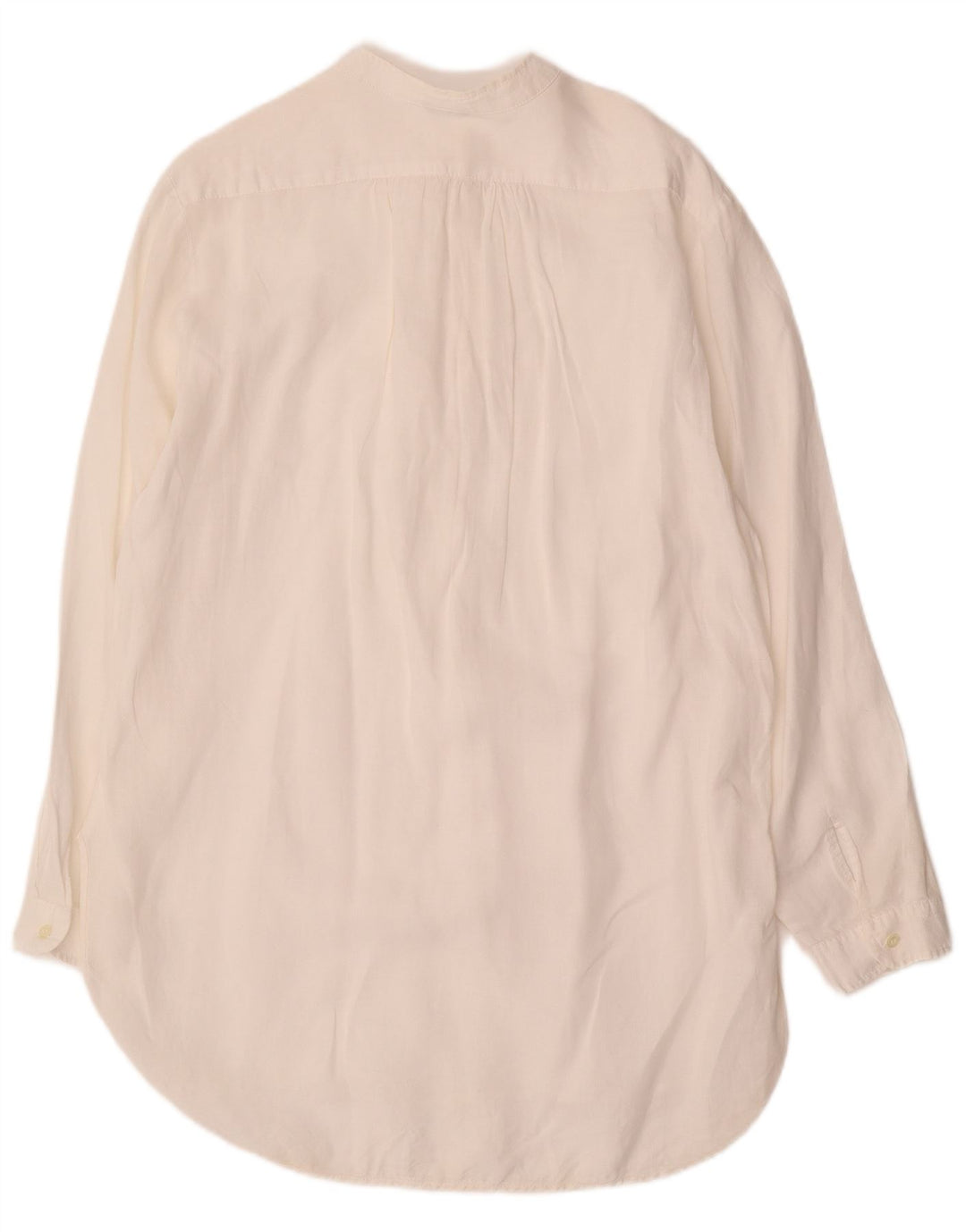 Damska koszula z długim rękawem BENETTON UK 14, średnia, złamana biel