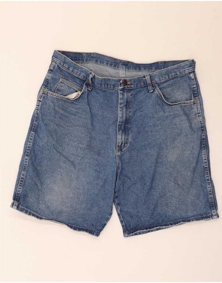 Męskie spodenki jeansowe WRANGLER W38 XL, niebieskie, bawełniane