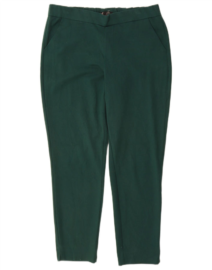 Damskie zwężane spodnie chino Zara, średnie W28 L27, zielone