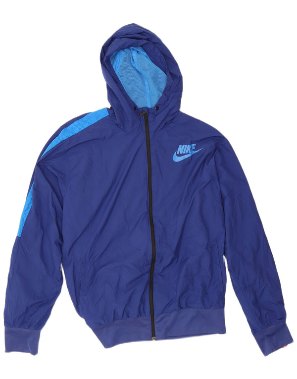 Męska kurtka dresowa z kapturem i grafiką Nike XL w kolorze granatowym