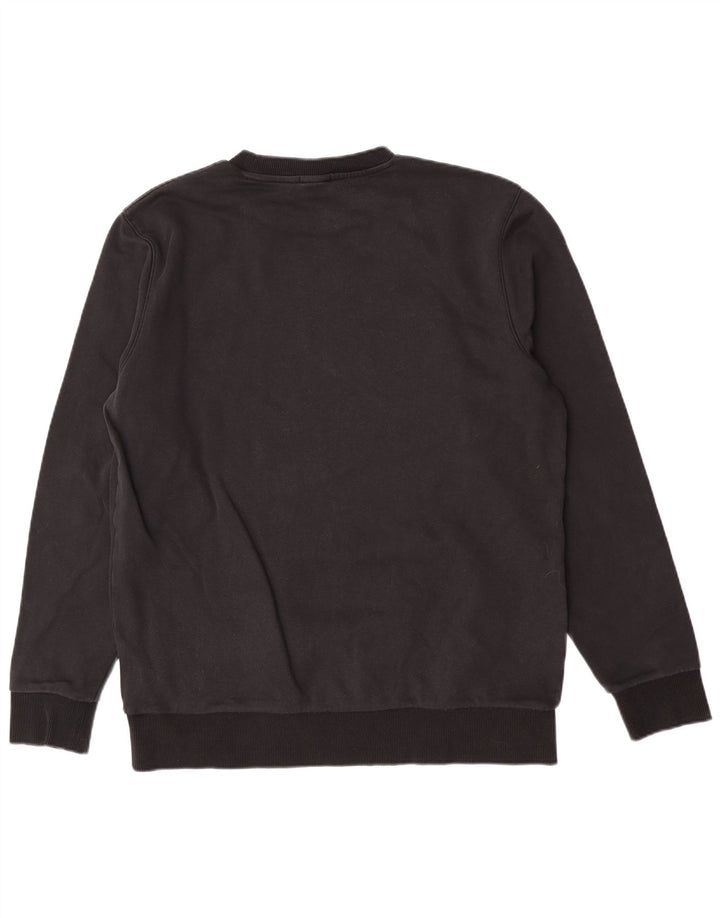 Męska bluza Hugo Boss z grafiką o regularnym kroju, duża, czarna, bawełniana