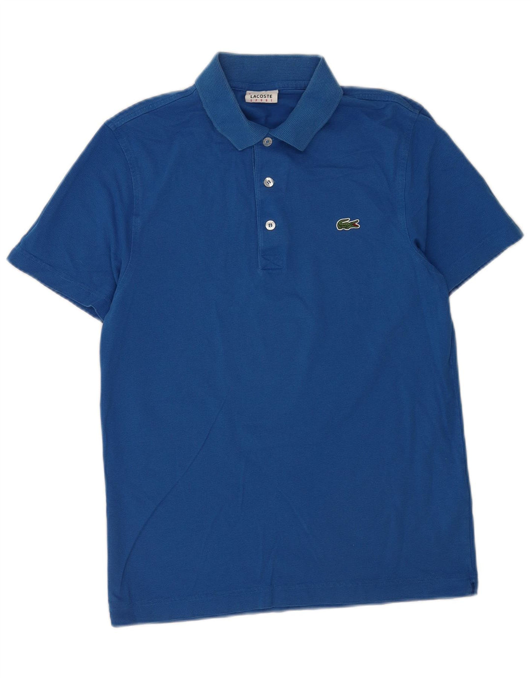 Męska koszulka polo Lacoste, rozmiar 3, mała, niebieska, bawełniana