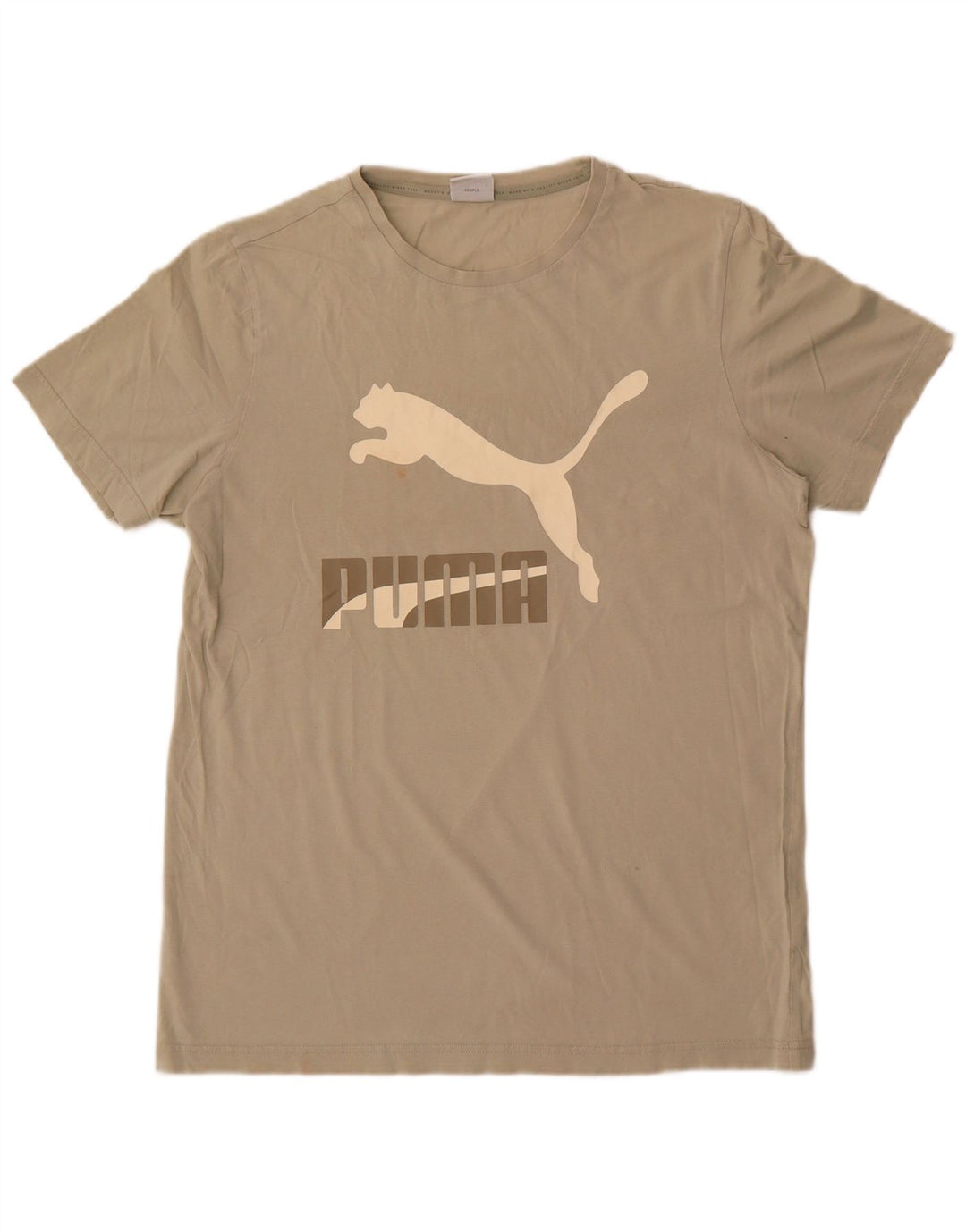 Męska koszulka z grafiką Puma, średnia szara bawełna