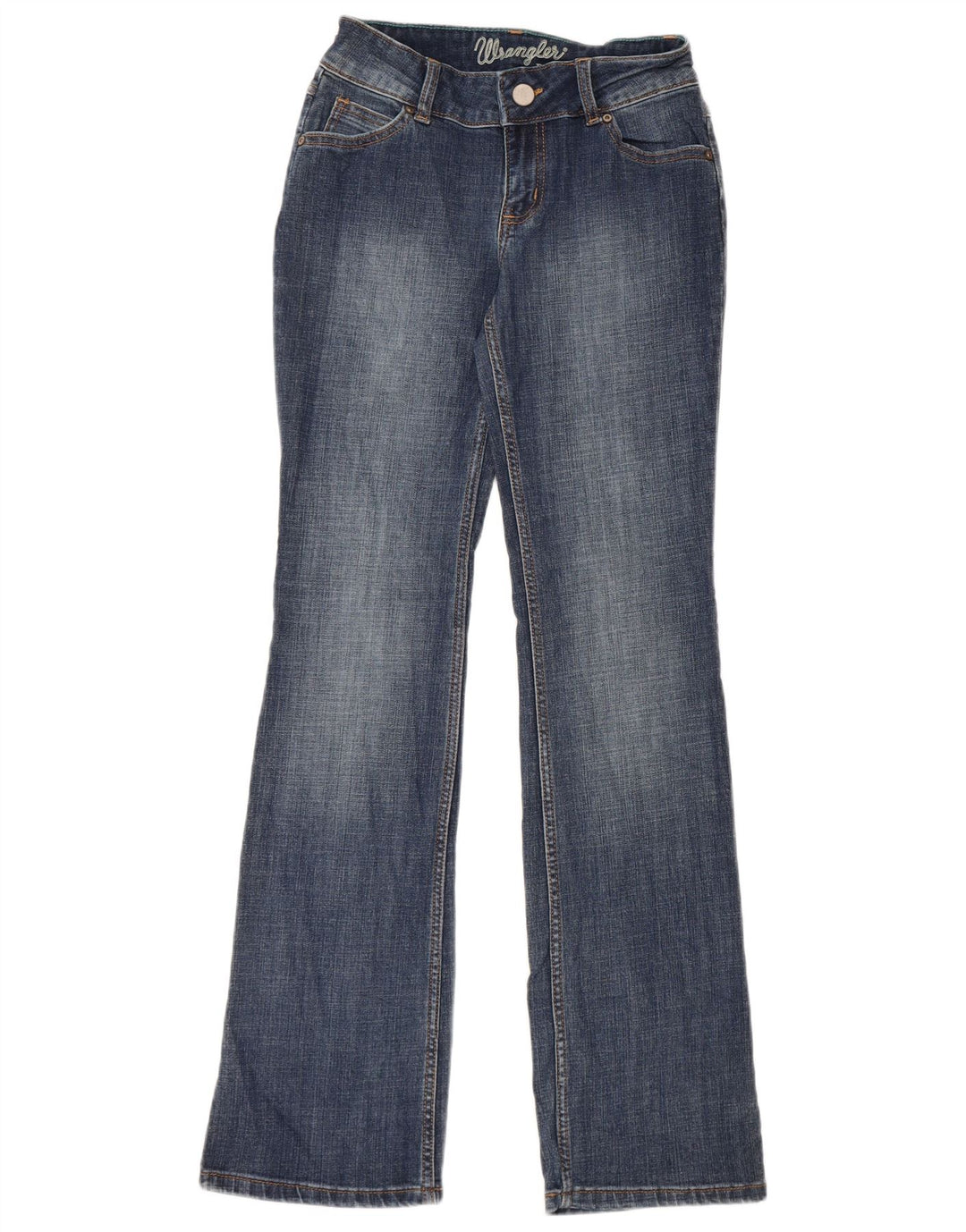 Damskie jeansy Bootcut WRANGLER US 0 XS W26 L32 Niebieskie, bawełniane