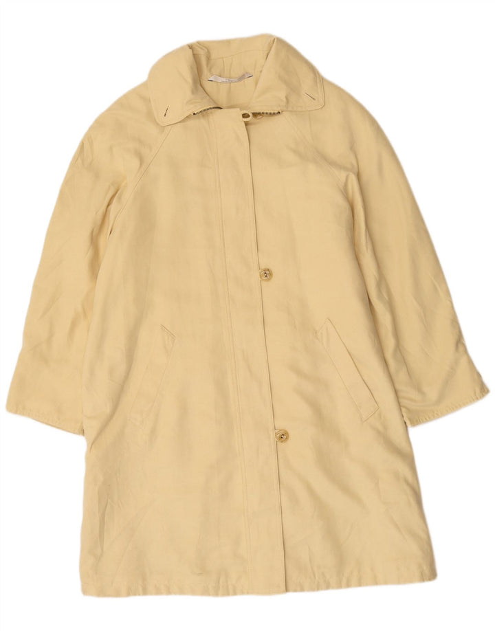 Marks & Spencer Damski płaszcz oversize UK 10, mały, żółty poliester