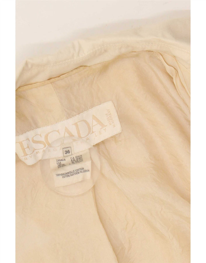 Kurtka damska Escada Open Bolero EU 36 Small Beżowa bawełna