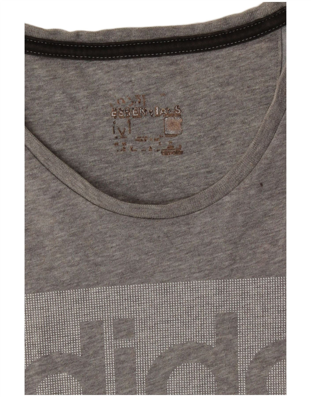Męska koszulka graficzna Adidas Top Medium Grey Colorblock