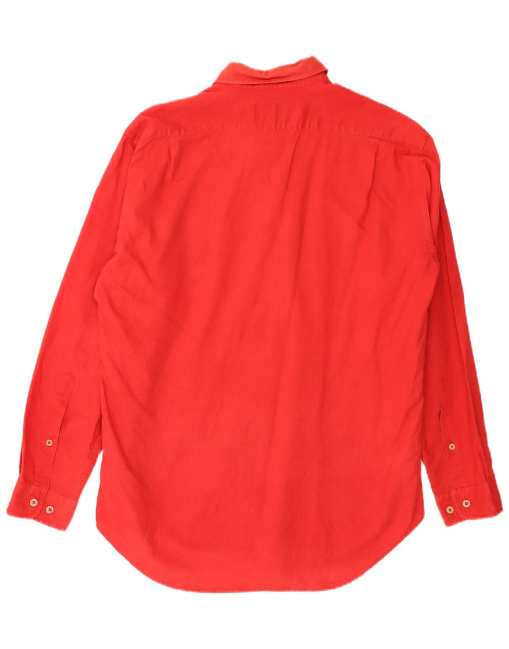 MARLBORO CLASSICS Koszula męska duża czerwona lniana