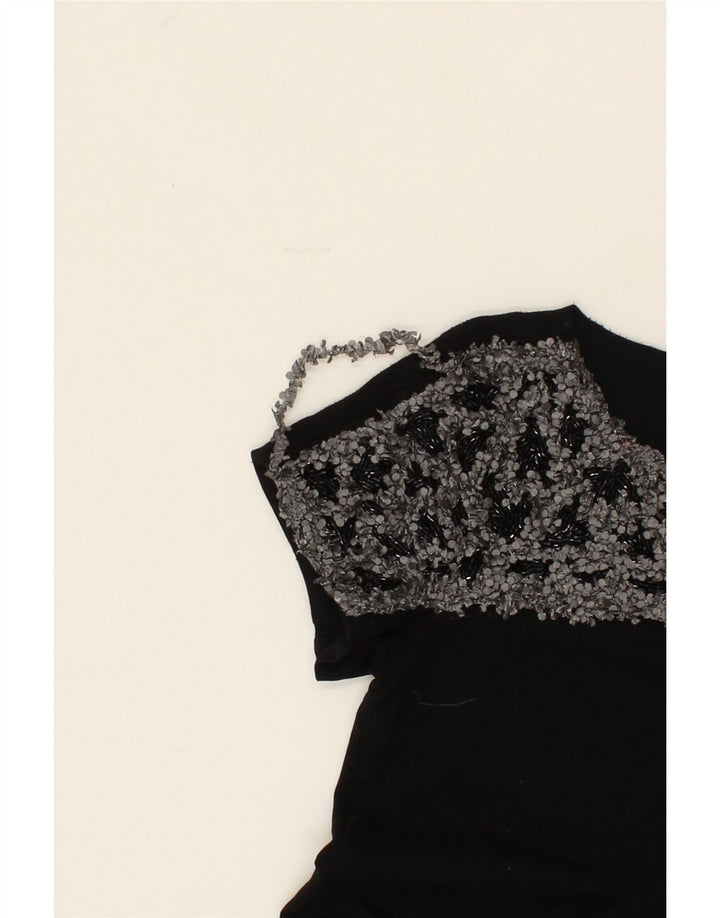 MAX MARA Womens Basic Dress UK 10 Small Black Vintage Max Mara and Second-Hand Max Mara from Messina Hembry 