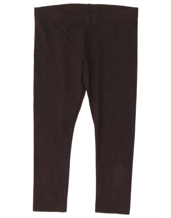 Damskie legginsy Dkny Crop UK 14, duże, czarne, bawełniane