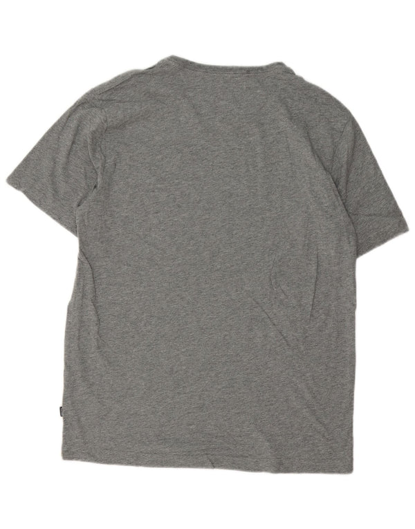 T-shirt męski Puma Top, średnioszary, bawełniany