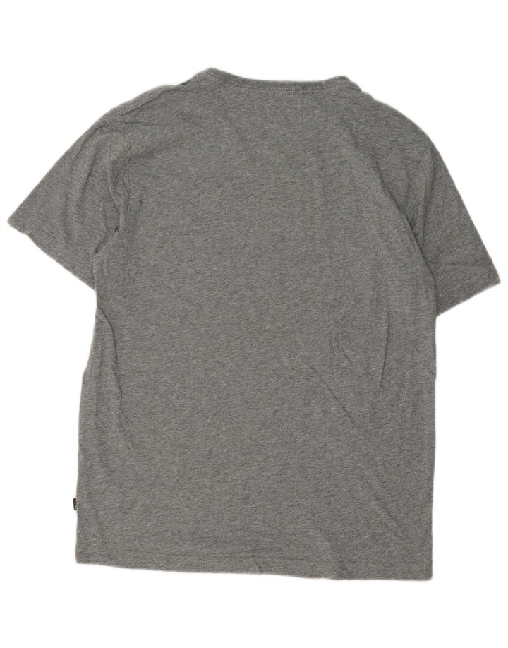T-shirt męski Puma Top, średnioszary, bawełniany