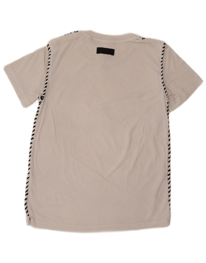 T-shirt męski Diesel, mały, biały, bawełniany