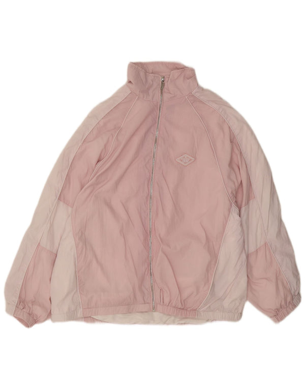 Damska kurtka przeciwdeszczowa FB Sister Graphic Oversize UK 10 Small Pink Colorblock