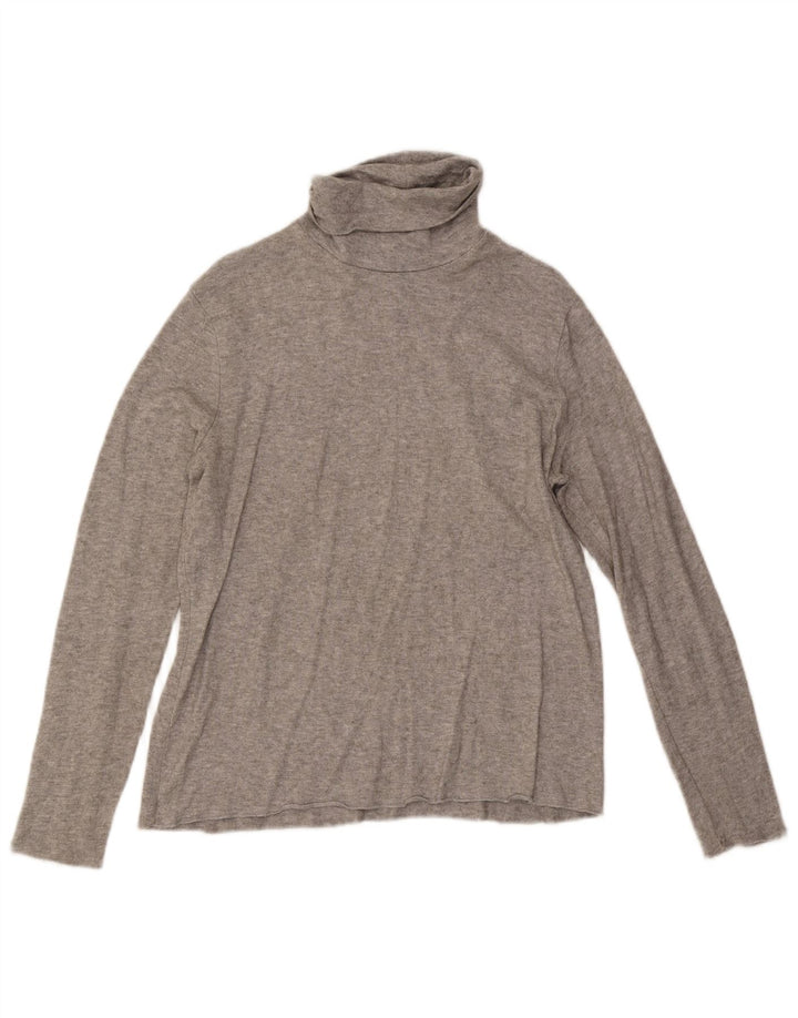 Damski top z długim rękawem Zara UK 18 XL, szary