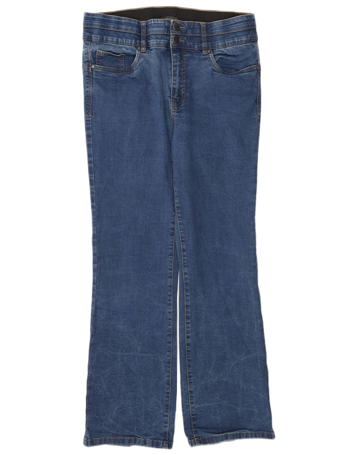 Jeansy Marks & Spencer Damskie Autograph Bootcut UK 14 Duże W32 L29 Niebieskie