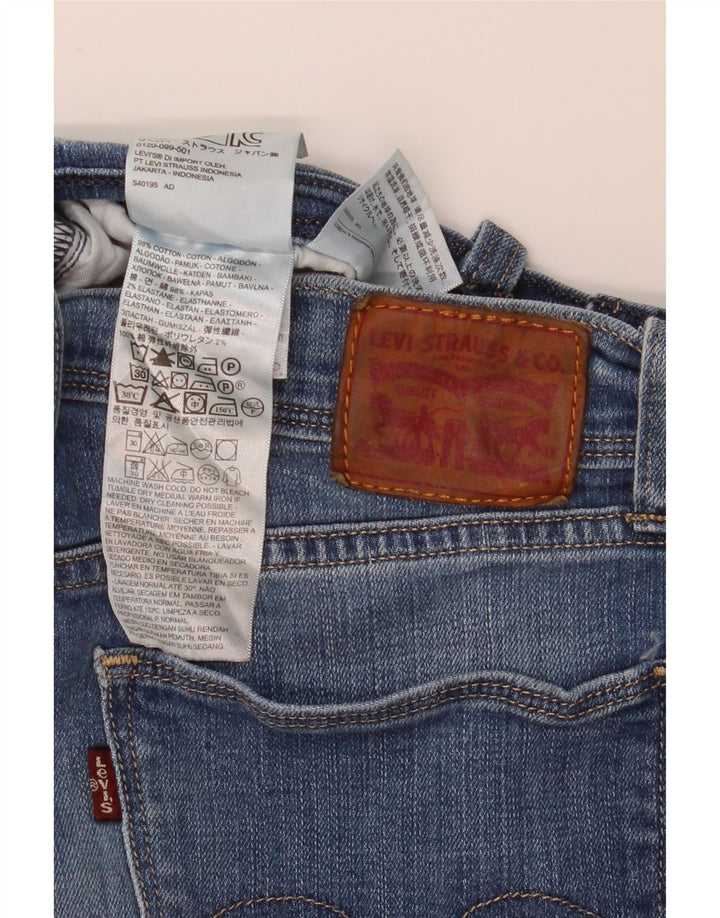 Damskie jeansy Levi's Skinny W28 L30 Niebieskie bawełniane