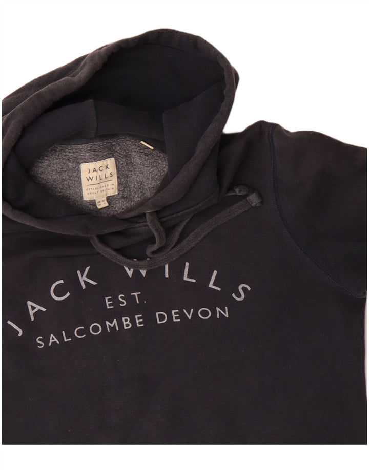 Damski sweter oversize z kapturem Jack Wills UK 10, mały, granatowy