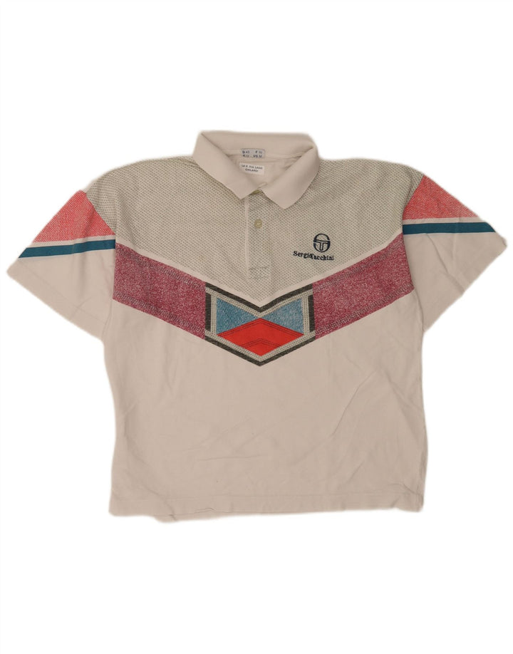 Męska koszulka polo Sergio Tacchini, średnia, wielokolorowa, z blokami kolorów