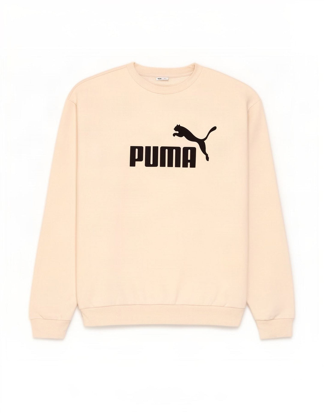 Męska bluza z grafiką Puma, sweter XS, biała bawełna