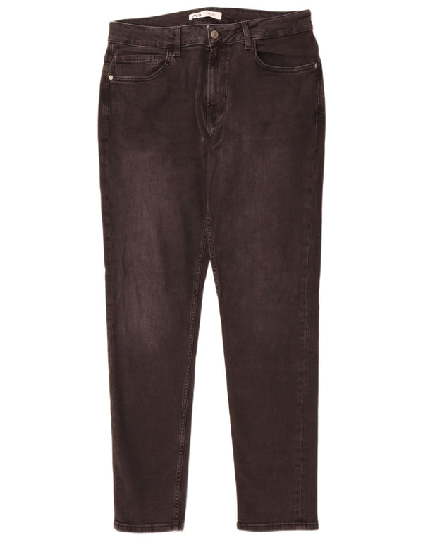 Męskie jeansy slim fit Zara EU 42 Large W32 L31 Czarna bawełna
