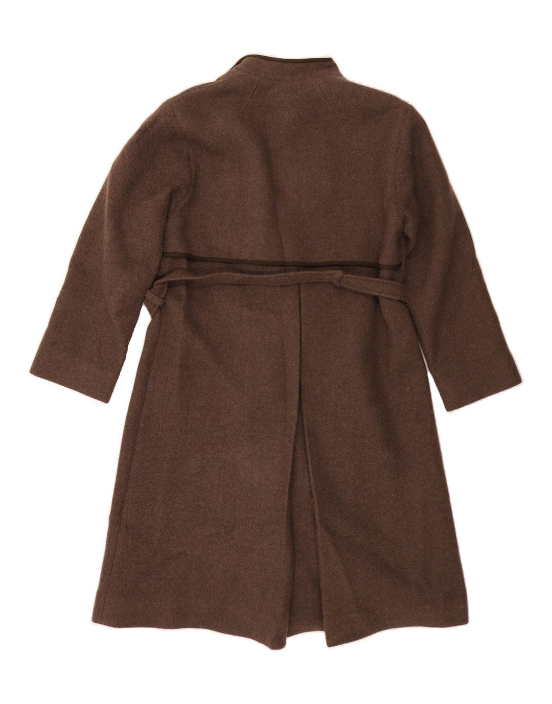 COJANA Womens Trench Coat UK 12 Medium Brown Wool Vintage Cojana and Second-Hand Cojana from Messina Hembry 