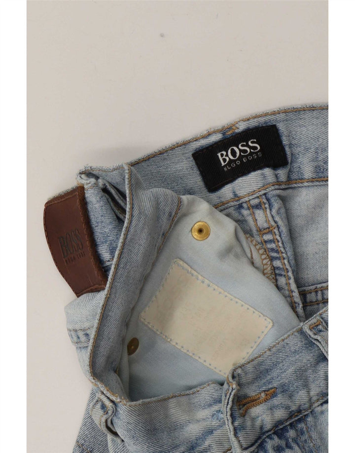 Męskie spodenki jeansowe Hugo Boss W35, duże, niebieskie