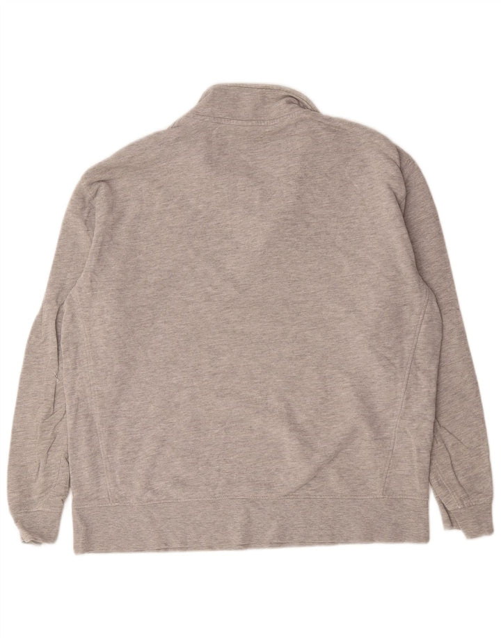 Męska bluza Zara z zamkiem błyskawicznym, duża, szara