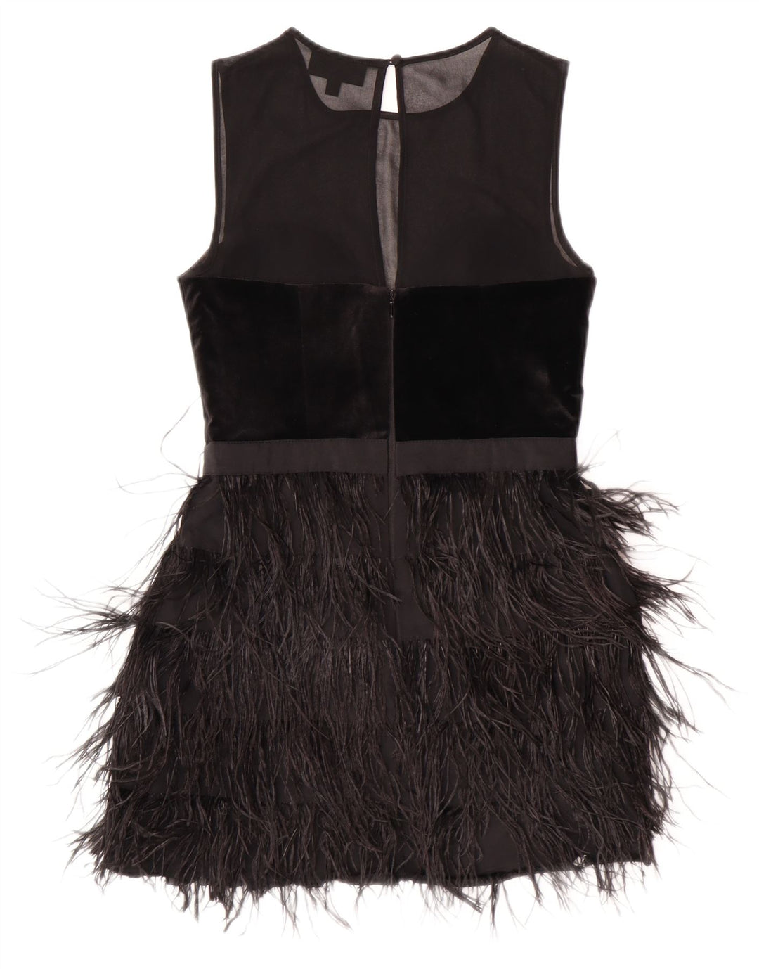 Damska sukienka Charleston bez rękawów Warehouse UK 10, mała, czarna, z poliestru