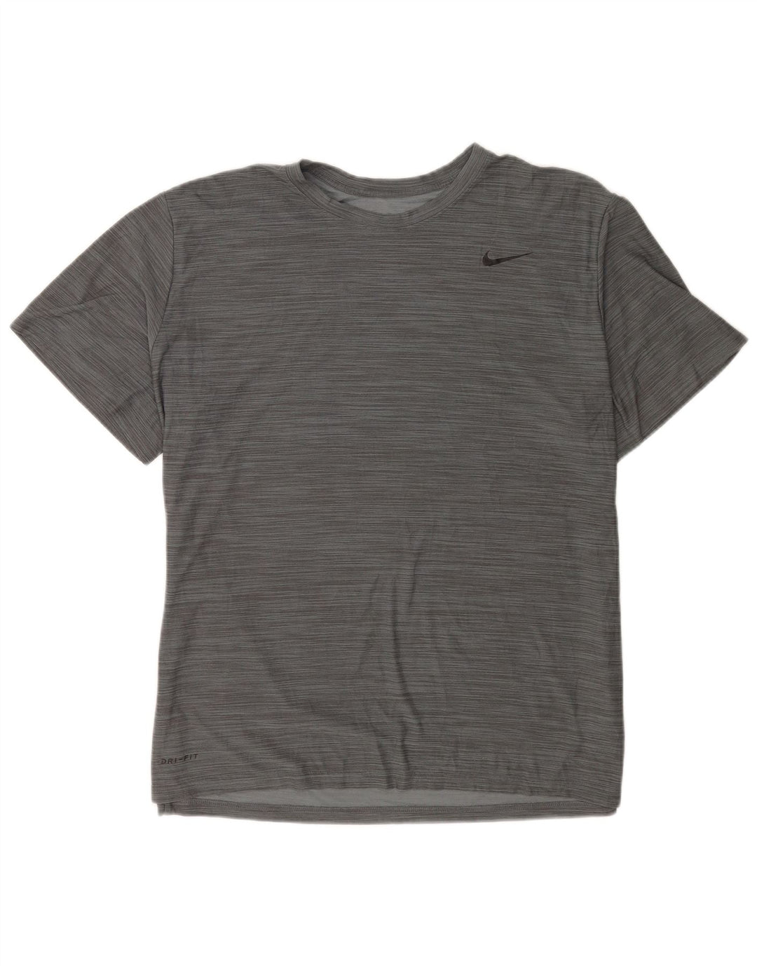 Męski T-shirt Nike Dri Fit Top XL, szary, nakrapiany poliester