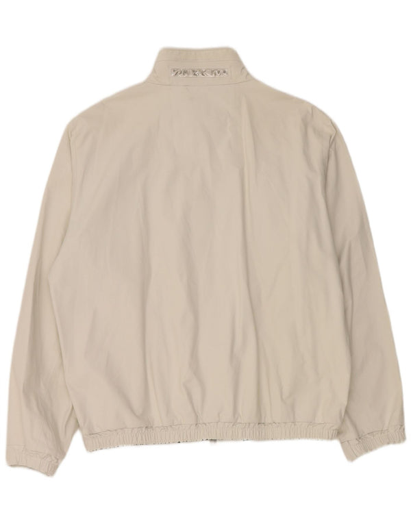 Męska kurtka przeciwdeszczowa Slam UK 44 2XL Biały nylon