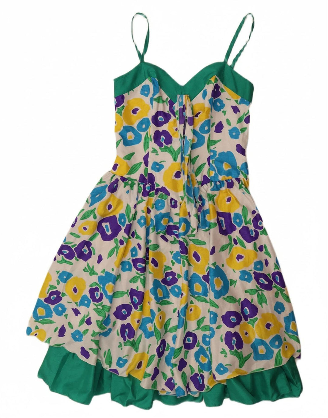 Damska sukienka o linii A VERA MONT bez rękawów UK 8, mała, biała w kwiaty