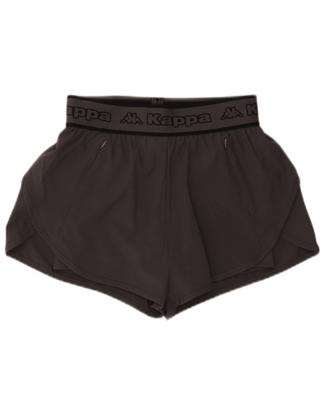 Damskie spodenki sportowe Kappa Graphic UK 6 XS Szary poliester