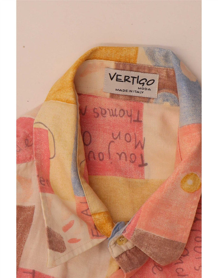 Koszula męska z krótkim rękawem Vertigo 2XL Wielobarwny patchwork
