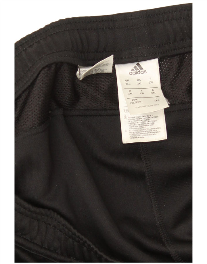 Męskie spodnie dresowe Adidas 2XL, czarny poliester