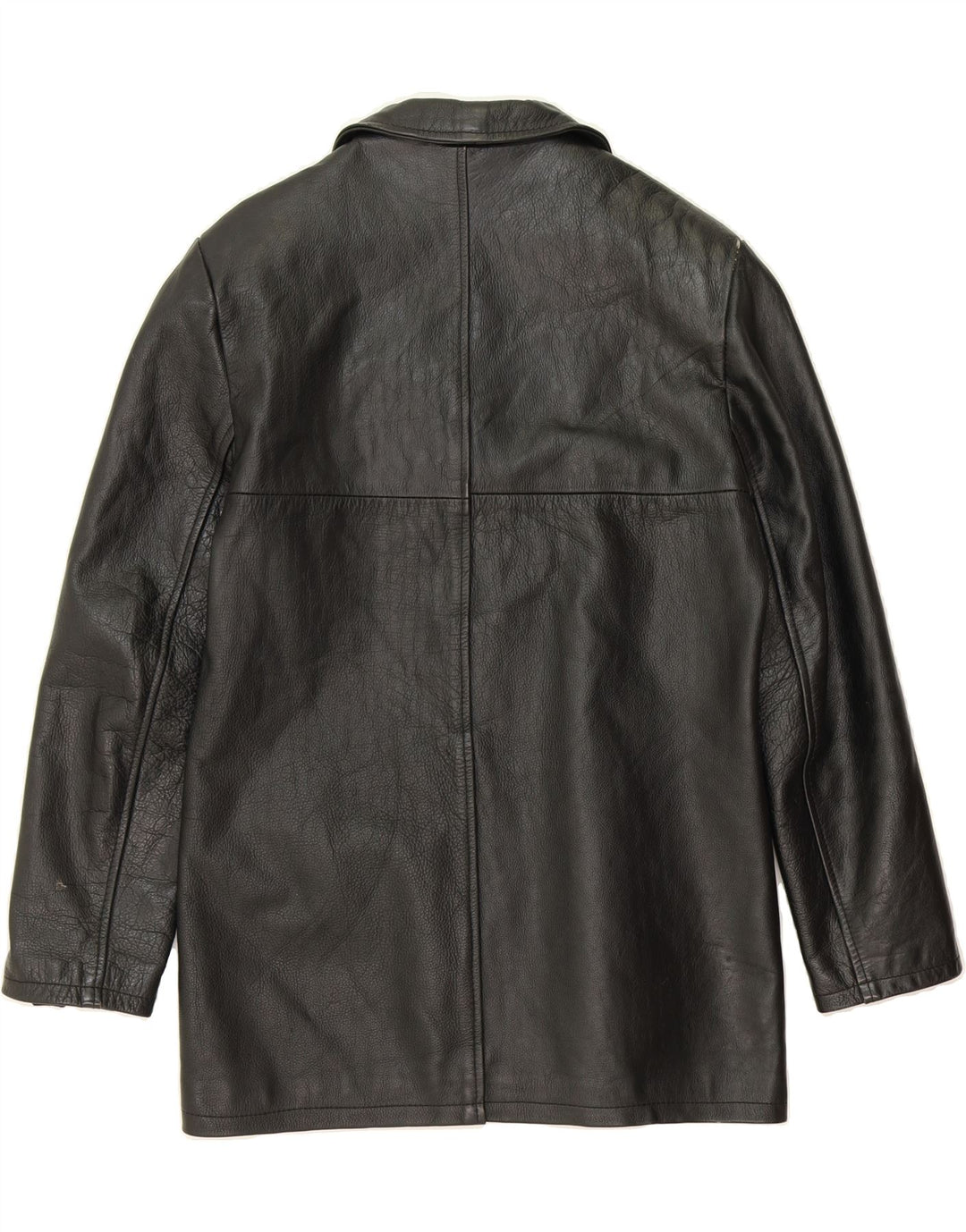 VINTAGE Womens Leather Jacket UK 18 XL Black Leather Vintage Vintage and Second-Hand Vintage from Messina Hembry 