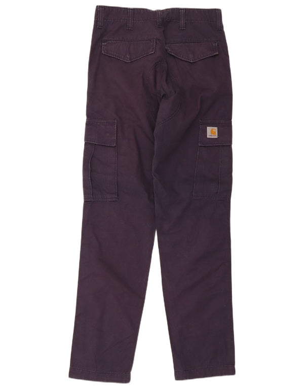 Męskie spodnie cargo Carhartt W31 L32 Czarne bawełniane