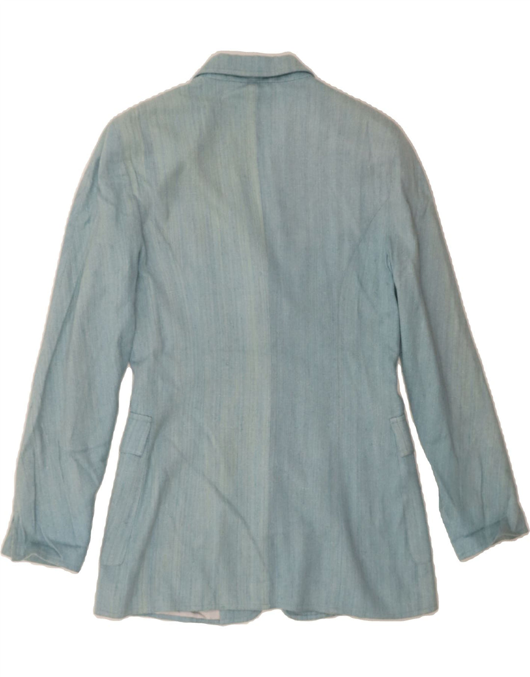 AVENUE Womens 3 Button Blazer Jacket IT 42 Medium Blue Vintage Avenue and Second-Hand Avenue from Messina Hembry 