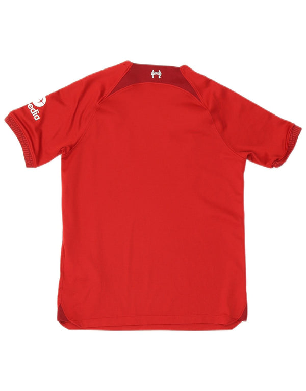 Chłopięcy T-shirt z grafiką Nike Liverpool na 12-13 lat, duży, czerwony poliester
