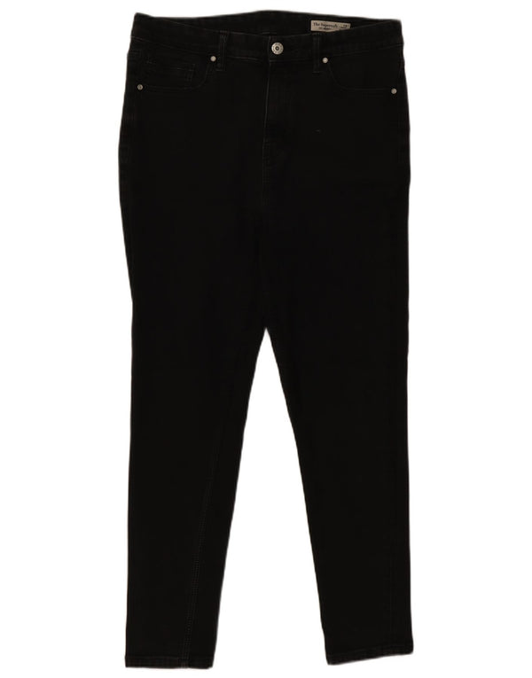 Marks & Spencer Damskie Ivy Skinny Jeans UK 14 Large W32 L26 Czarna bawełna