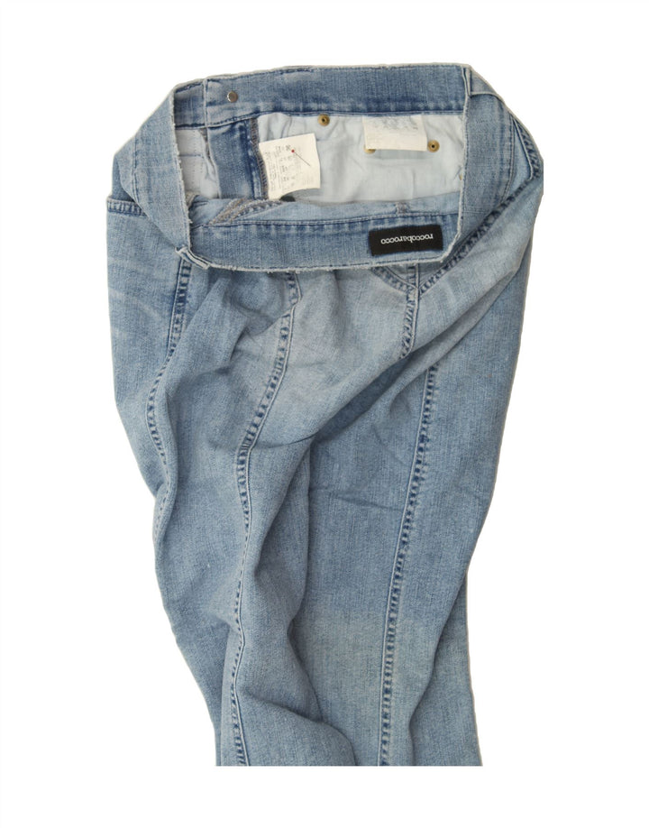 ROCCOBAROCCO Womens Flared Jeans IT 42 Medium W29 L29 Blue Cotton Vintage Roccobarocco and Second-Hand Roccobarocco from Messina Hembry 