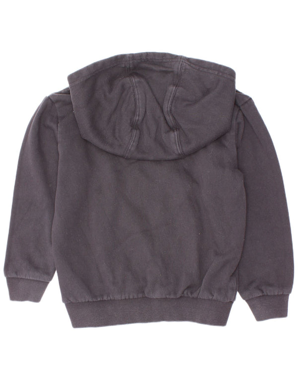 Chłopięca bluza z kapturem Adidas z grafiką, 6-7 lat, czarna bawełna