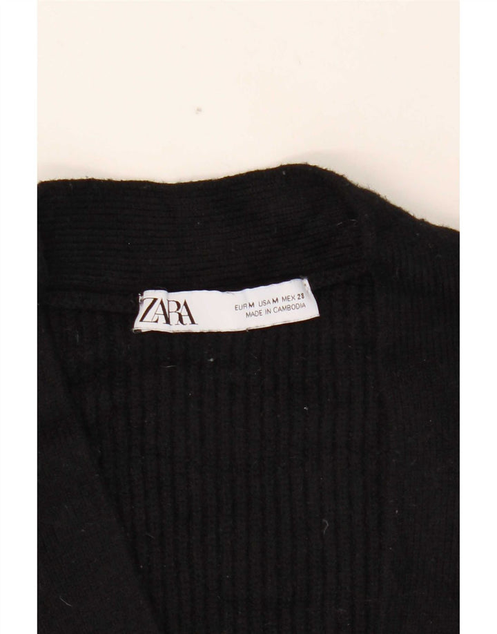 Damski sweter oversize Zara UK 14, średni czarny