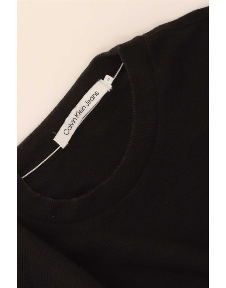 Męski top z długim rękawem Calvin Klein Jeans, średni czarny