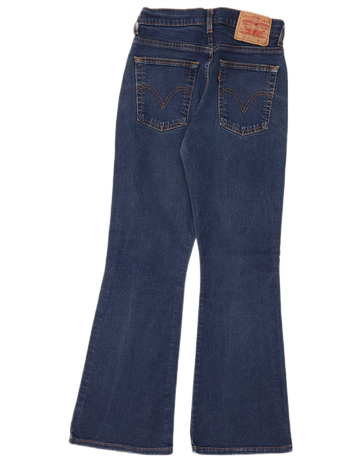 Damskie jeansy Levi's 584 Flared W28 L30 Niebieskie bawełniane