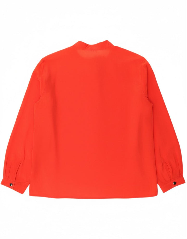 VINTAGE Womens Blouse Top IT 46 Large Red