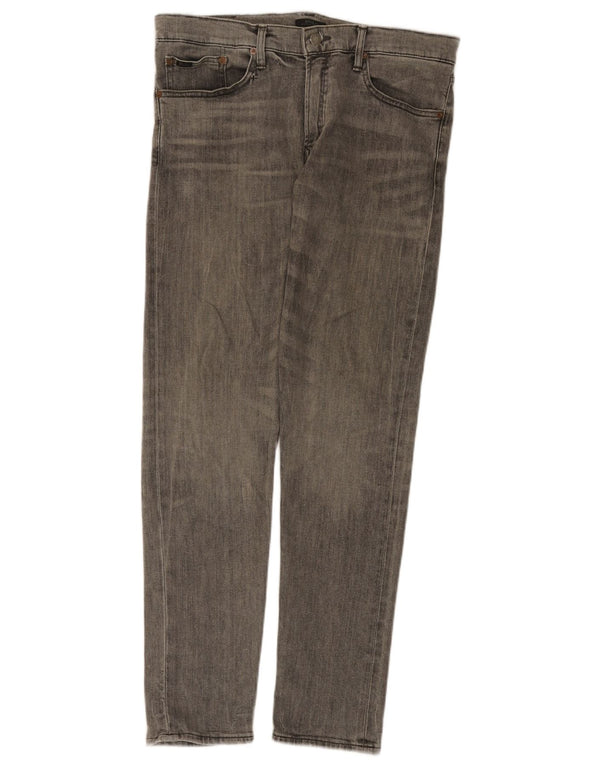 Polo Ralph Lauren Męskie jeansy slim W34 L32 Szara bawełna