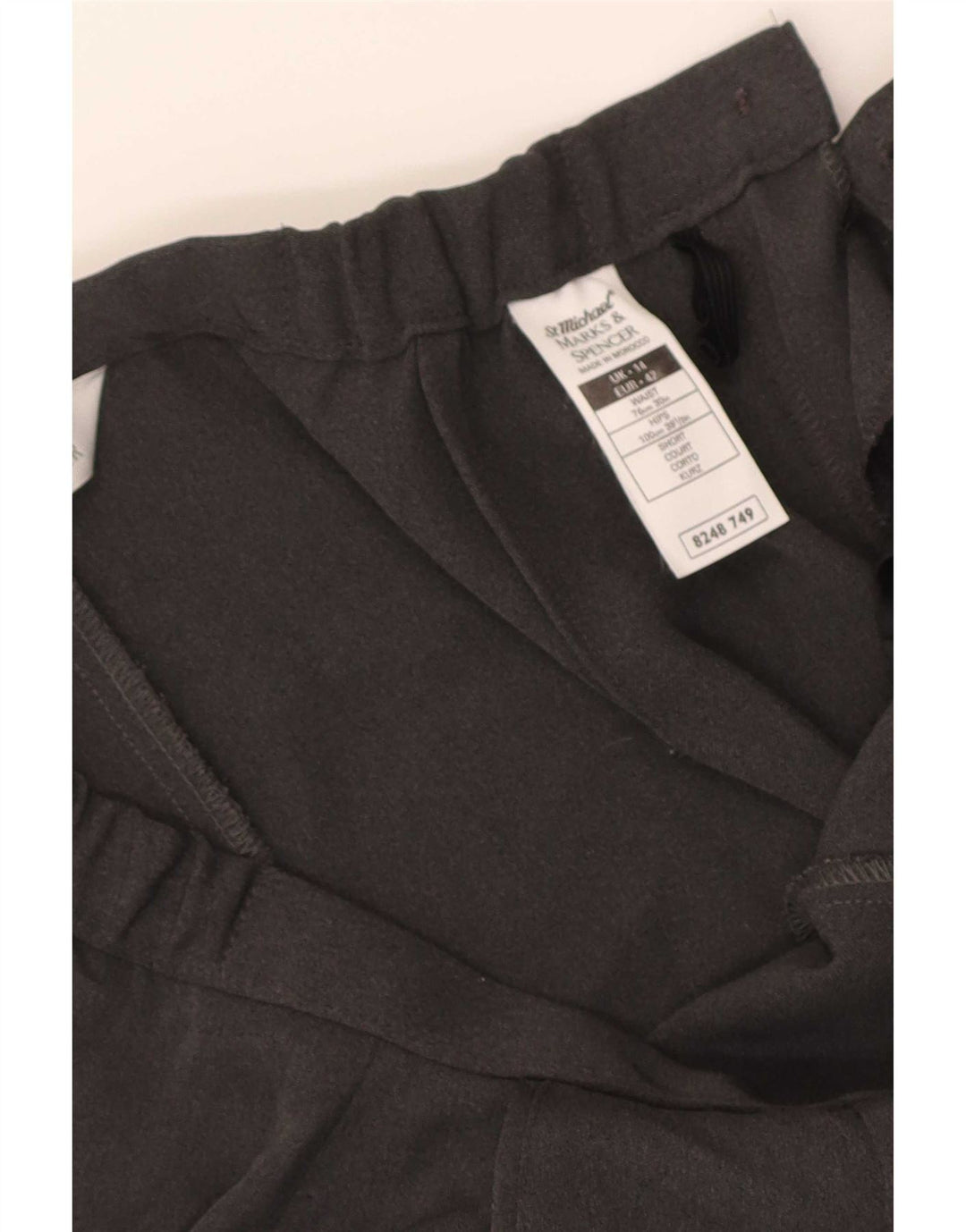 Spodnie damskie Marks & Spencer Crop Chino UK 14 Medium W30 L25 Szare